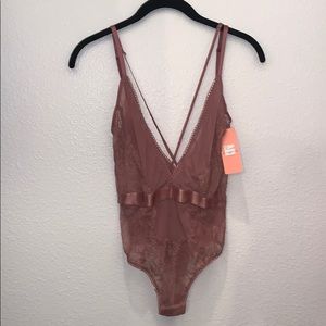 Mesa Rose Lace Teddy